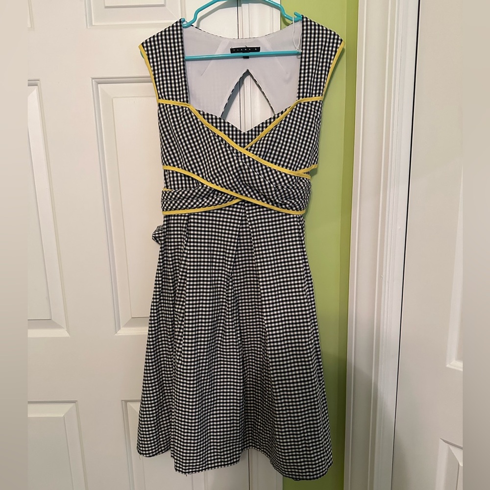 EUC Tiana B Gingham A Line Dress Size 14